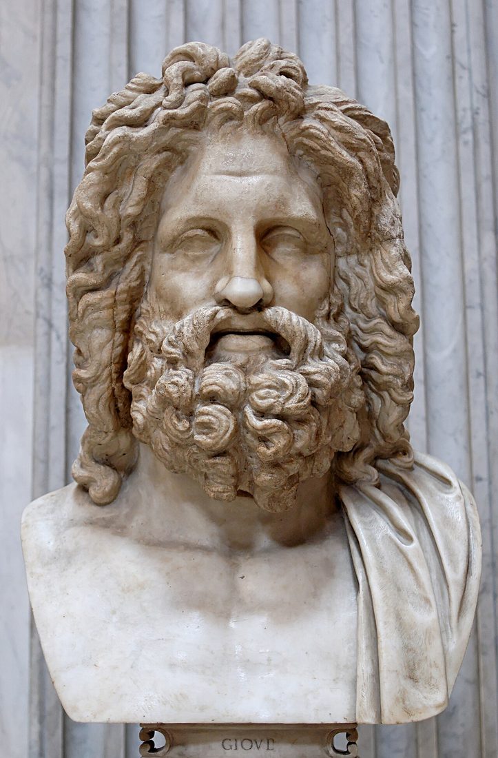 Zeus of Otricoli — Roman marble after a Greek original
